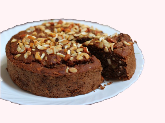 Sugar Free Fruit Cake | bakehoney.com